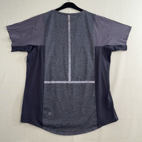 Lululemon X Robert Geller Color Block Athletic Workout Tee Size Medium - Picture 1 of 9